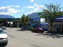 Shops on Broadway street