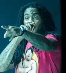 Waka Flocka performing in 2016