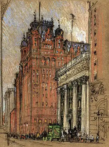 Image 35Waldorf Astoria New York by Joseph Pennell (1860–1926) (from Portal:Architecture/Travel images)