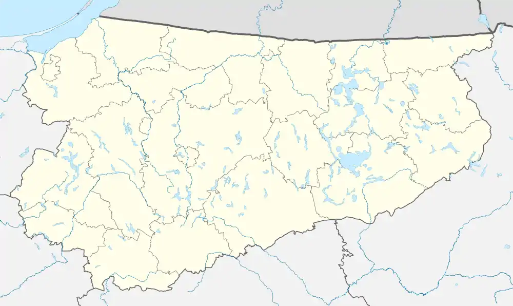 Barczewo is located in Warmian-Masurian Voivodeship