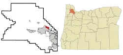 Location of Rockcreek, Oregon