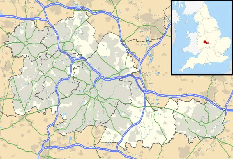 Balsall Common is located in West Midlands county