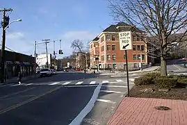 Westbound McLean Avenue at Park Hill Avenue