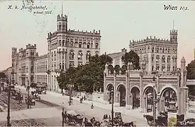 Vienna North station in 1908