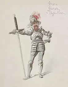 Wilhelm - Costume design for Arac, Gunon, and Scynthius (Princess Ida, 1884)