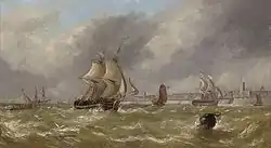 A fresh breeze off Portsmouth Harbour