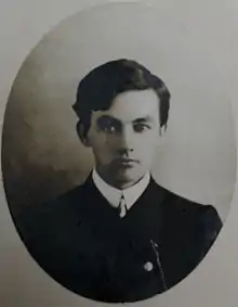 The only known photo of William Baylebridge, taken when the poet was a young man (c. 1908)