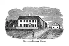 Barker Tavern in nineteenth century