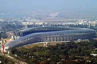 National Stadium in Kaohsiung, Taiwan by Toyo Ito (2009)