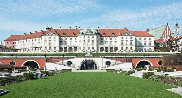 Royal Castle in Warsaw, eastern wing (1737-52)