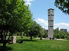 Sahat-kula (clock tower) on Kamberovića polje [bs]