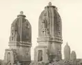 Barakar temples at Barakar in Paschim Bardhaman district. Photograph by Joseph David Beglar in 1897. Possibly, the earliest rekha deuls still standing.