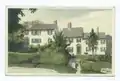 early 20th century postcard which also shows house on left which was torn down