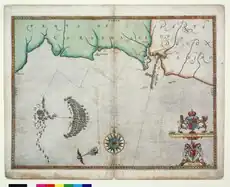 The Spanish and English fleets near Plymouth on July 30–31, 1588